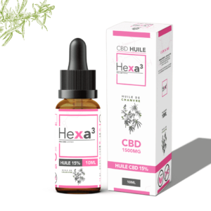 Huile de Chanvre au CBD 15% - HEXA3