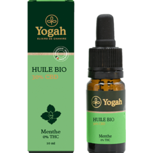 Huile CBD Bio 30% Menthe 10mL - YOGAH