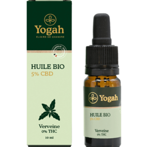 Huile CBD Bio 05% Verveine 10mL - YOGAH