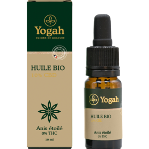 Huile CBD Bio 10% Anis Etoilé 10mL - YOGAH
