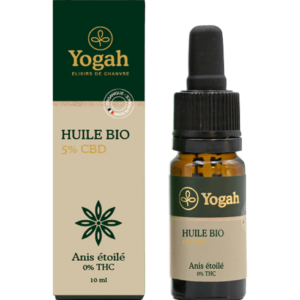 Huile CBD Bio 05% Anis Etoilé 10mL - YOGAH