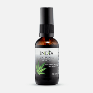 Huile de chanvre pour le corps les cheveux et les ongles India pas cher