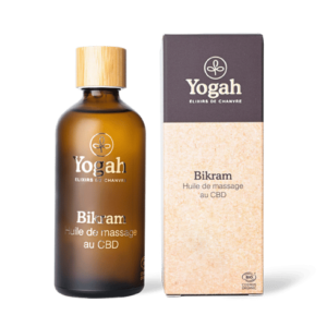 Huile de Massage Bio CBD Bikram 100ml - YOGAH