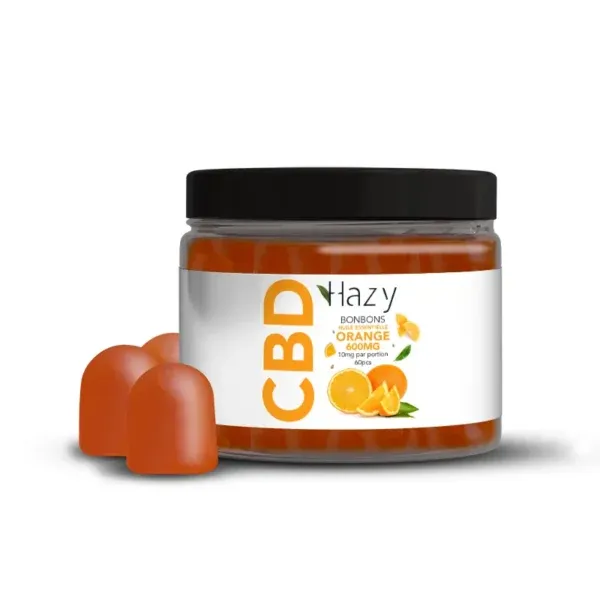 Bonbons CBD à Huile Essentielle d'Orange x60 – HAZY