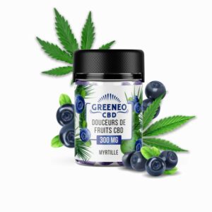 Bonbons CBD Douceurs De Fruits Myrtille x30 - GREENEO