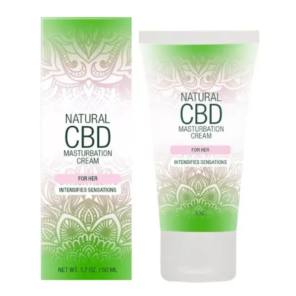 Crème de Masturbation CBD pour Femme 50ml - NATURAL CBD