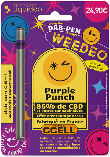 Puff CBD Purple Punch 85% - WEEDEO