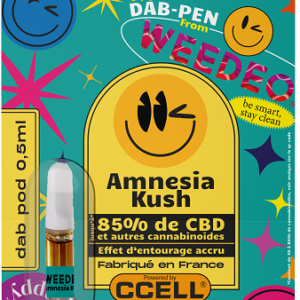 Cartouche CBD Amnesia Kush 85% - WEEDEO