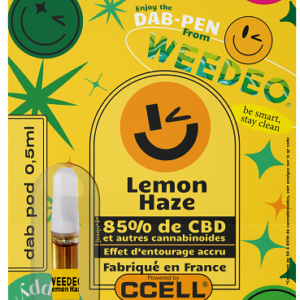 Cartouche CBD Lemon Haze 85% - WEEDEO