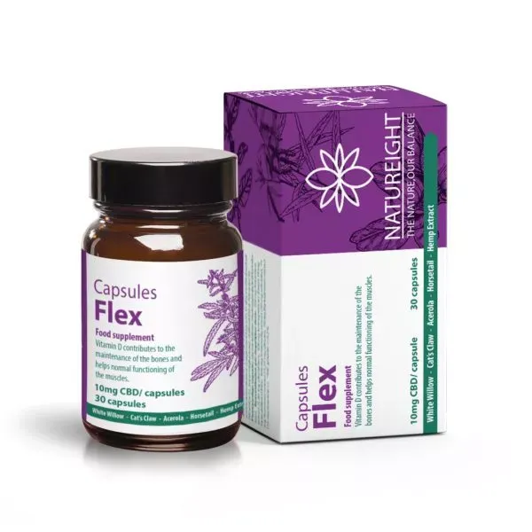 Capsules CBD FLEX 10mg - NATUREIGHT