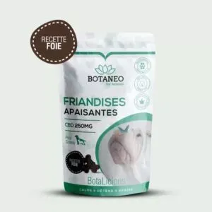 Friandis au CBD pour chien de Botalicious Botaneo au foie pas cher