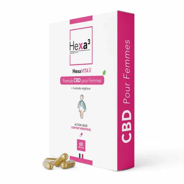 Gélules CBD Confort Menstruel - HEXA3