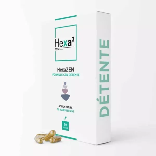 Gélules CBD Détente - HEXA3