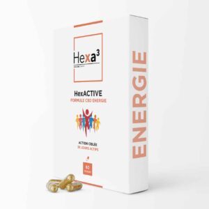 Gélules CBD Energie - HEXA3