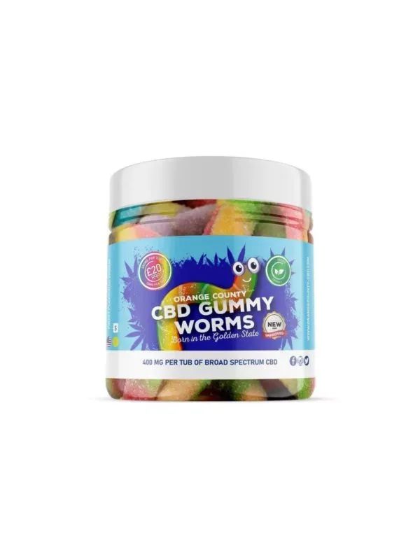 Gummy Worms CBD - ORANGE COUNTY