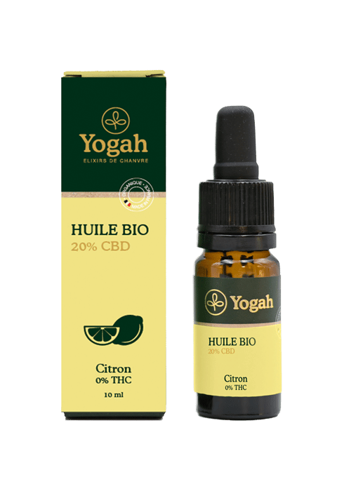 Huile CBD Bio 20% Citron 10mL - YOGAH