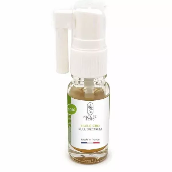 Huile CBD 10% Full Spectrum 10mL - NATURE & CBD – Image 2