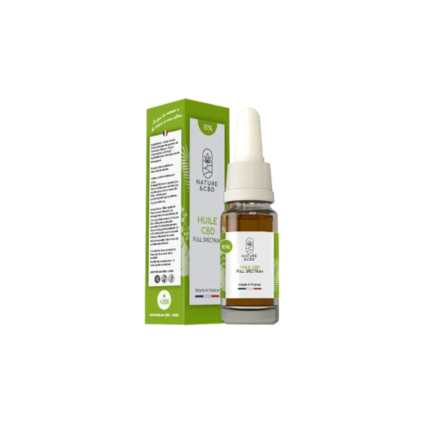 Huile CBD 10% Full Spectrum 10mL - NATURE & CBD