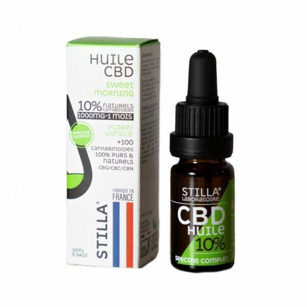 Huile CBD 10% Sweet Morning 10mL - STILLA