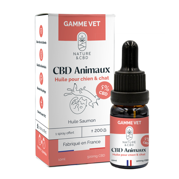 Huile CBD Animaux 5% - NATURE & CBD