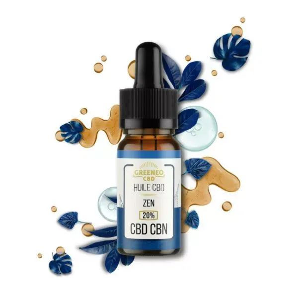 Huile CBD CBN 20% Zen 10mL - GREENEO