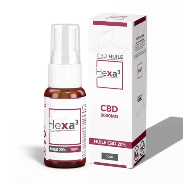 Huile MCT CBD 20% - Spray - HEXA3