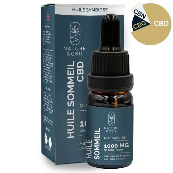 Huile CBD 10% Sommeil Symbiose 10mL - NATURE & CBD