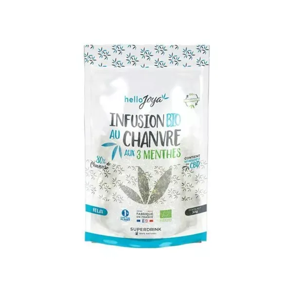 Infusion Bio CBD Après Repas - HELLO JOYA