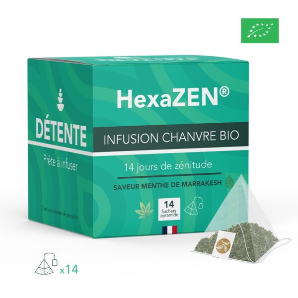 Infusion Chanvre Bio Détente sachets - HEXA3