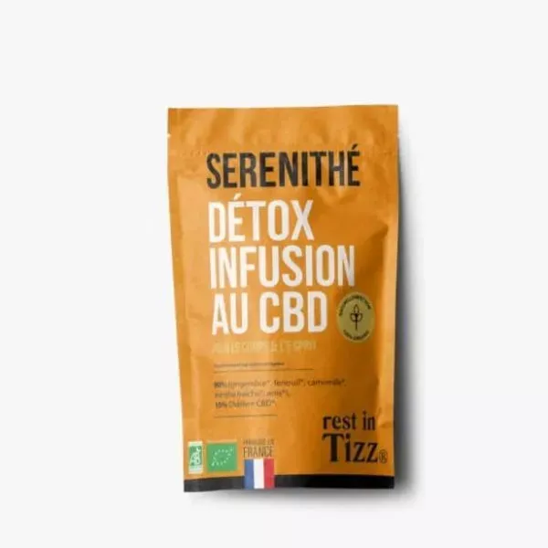 Infusion détox au CBD Sérénithé de Rest In Tizz pas cher