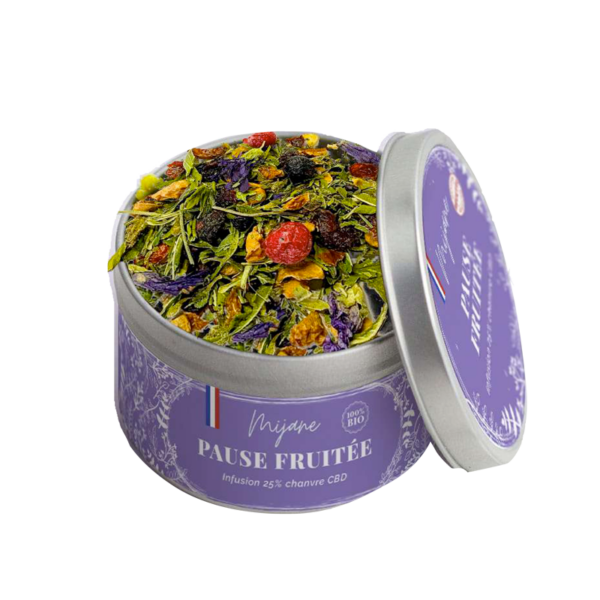 Infusion CBD Pause Fruitée Bio - MIJANE