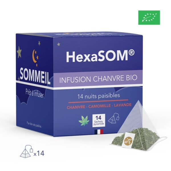 Infusion Chanvre Bio Sommeil sachets - HEXA3