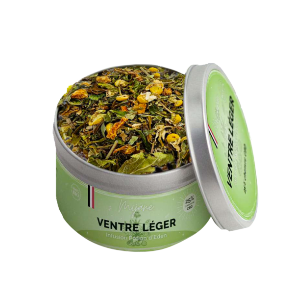 Infusion CBD Potion D'Eden - Ventre Léger Bio - MIJANE