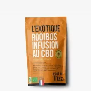 Rooibos infusion bio au CBD exotique Rest In Tizz pas cher