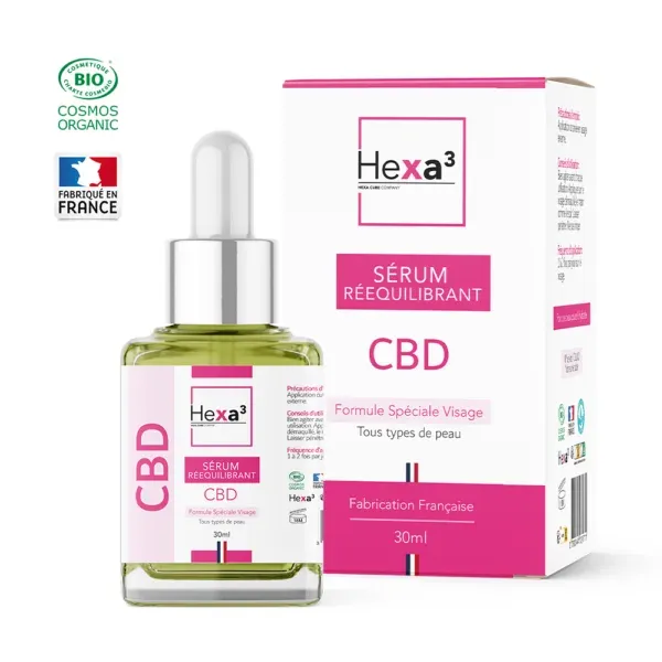 Sérum Rééquilibrant CBD 30ml - Hexa3