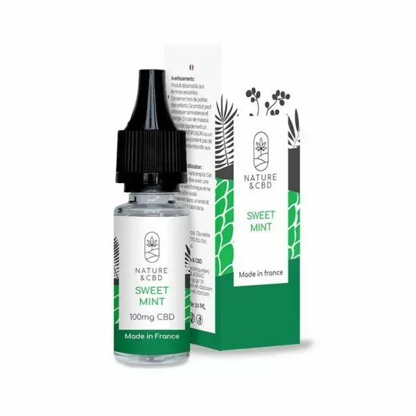 E-liquide au CBD goût menthe Sweet Mint