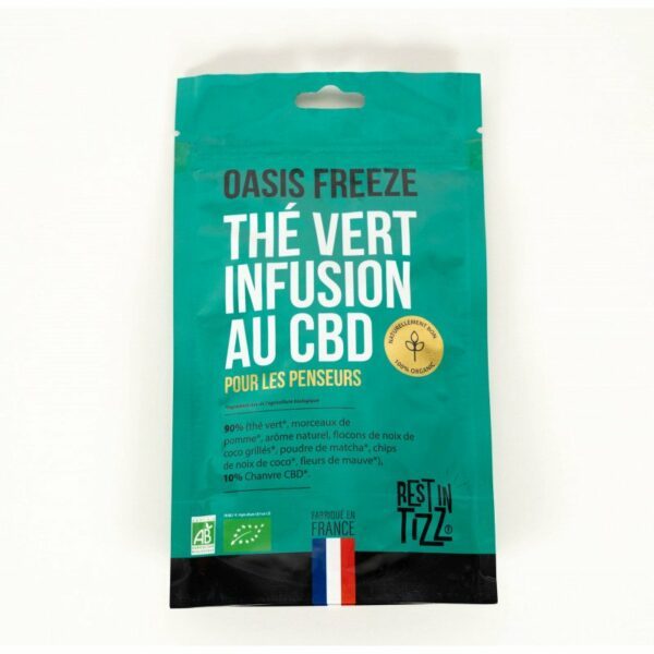 Thé Vert Bio CBD - Oasis Freeze - REST IN TIZZ